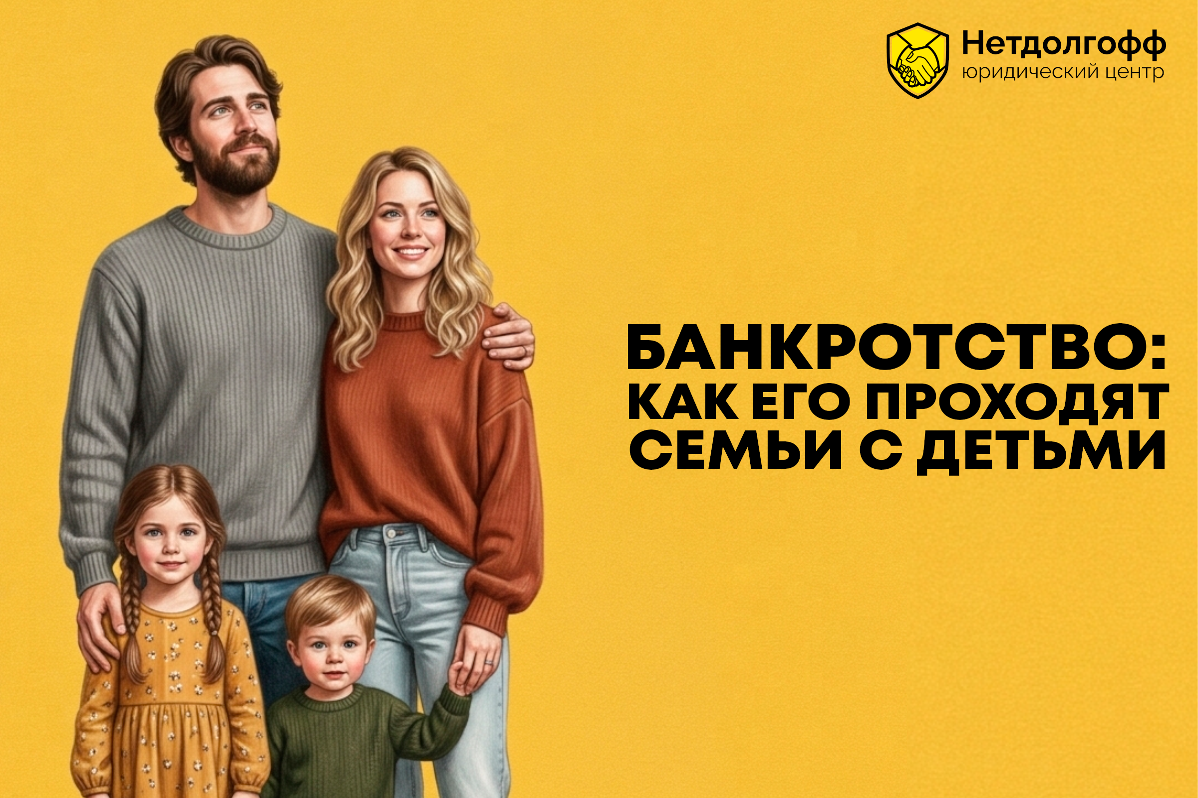 Банкротство: как его проходят семьи с детьми?