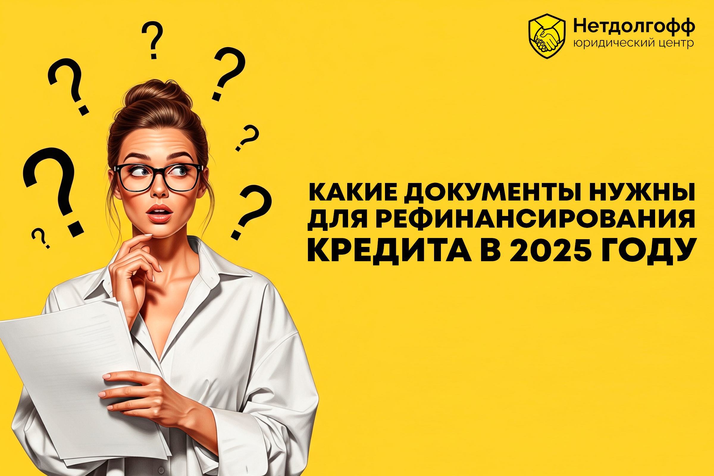 Какие документы нужны для рефинансирования кредита?